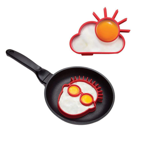 AussieSuperStore Homeware Supplies Sunny-Side with the Egg Man Silicone Mould Breakfast Set Sunny-Side with Egg Man Silicone Mould Breakfast Set | Bakeware Mold CBSUNBOYEGGPACK